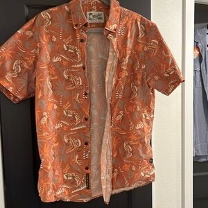 Howler bros alligator button up shirt